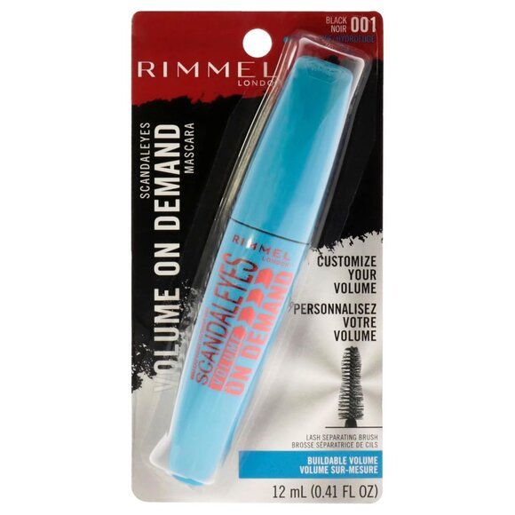Rimmel London Mascara 001 Black Scandaleyes Volume on Demand NEW in Package - Picture 1 of 4